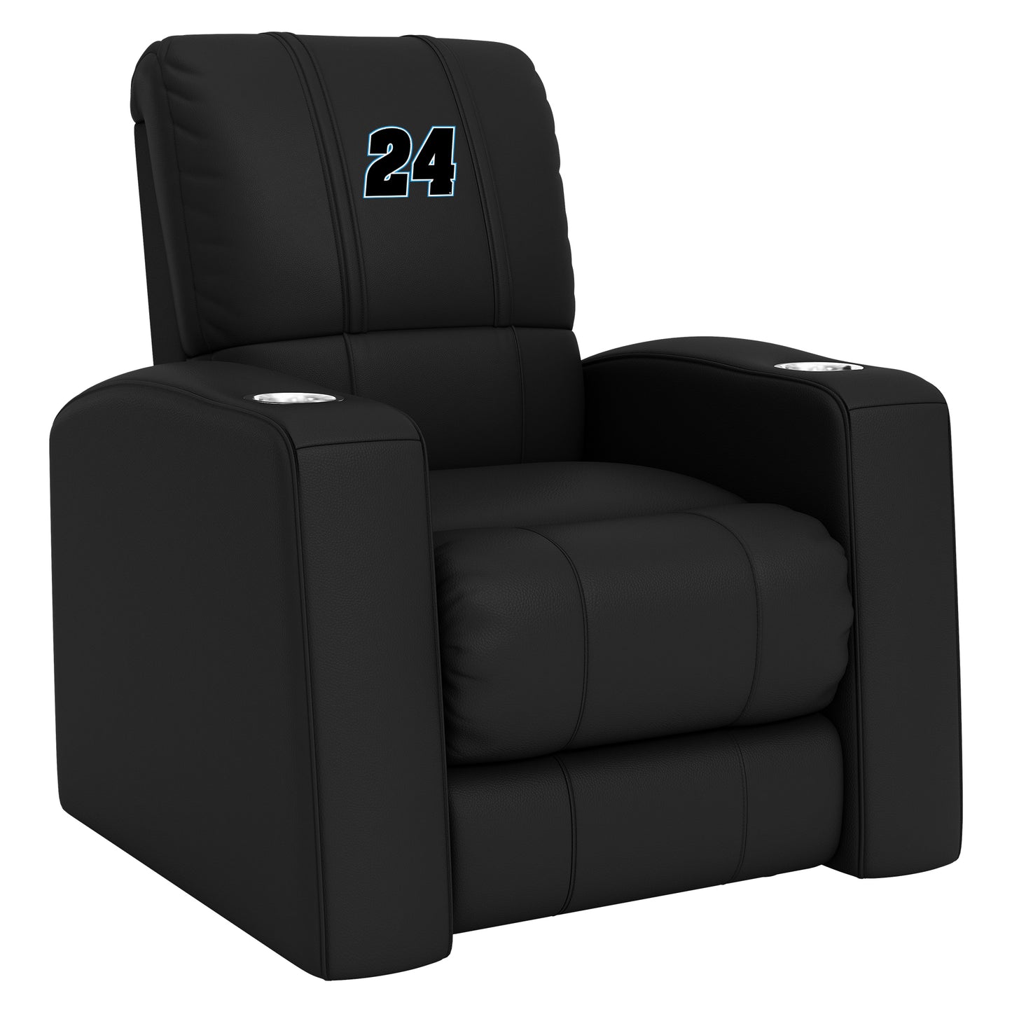 Relax Home Theater Recliner with  William Byron #24 Black Logo