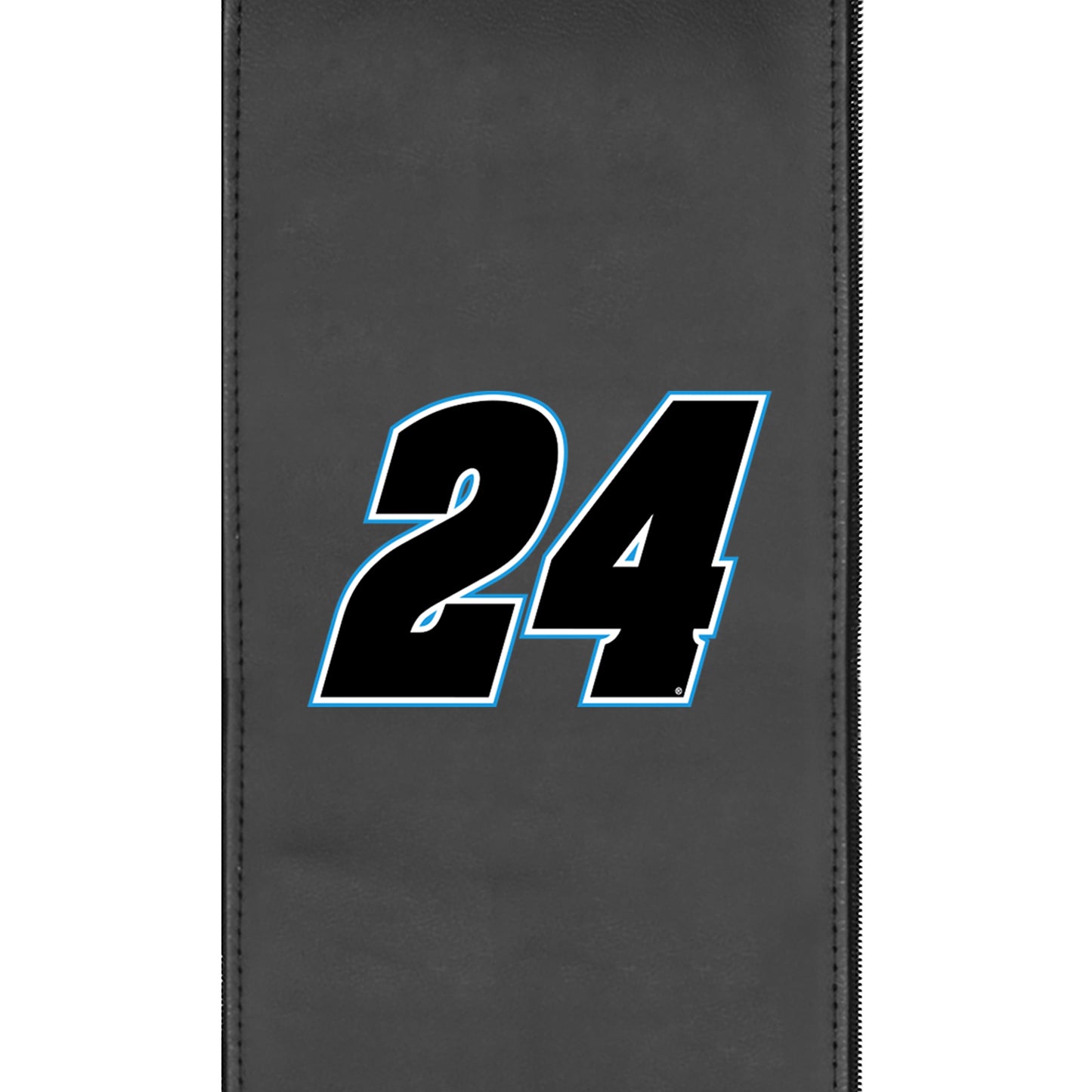 William Byron #24 Black Logo Panel