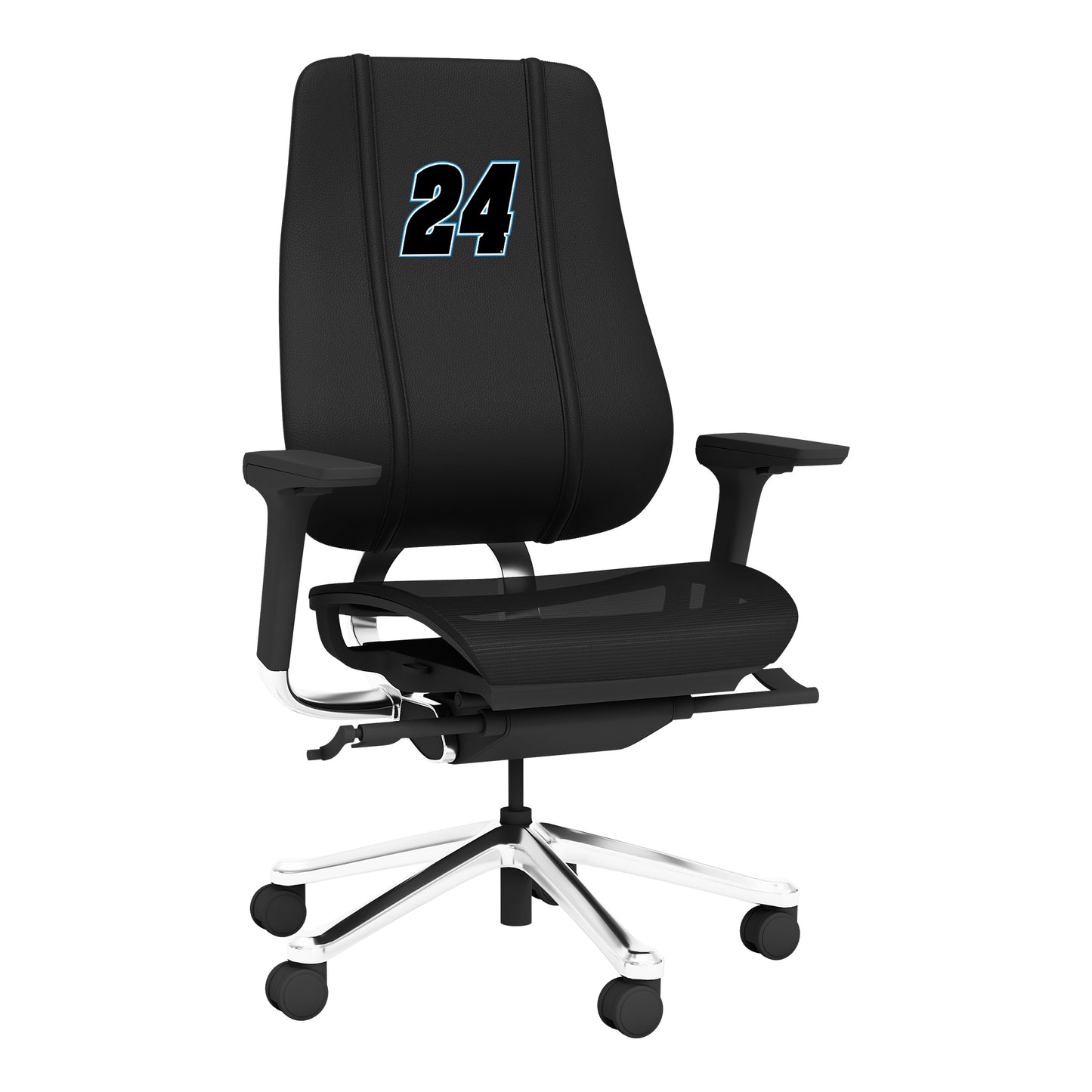 PhantomX Mesh Gaming Chair with  William Byron #24 Black Logo