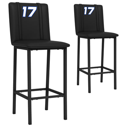 Bar Stool 500 with Darrell Waltrip #17 Logo Set of 2