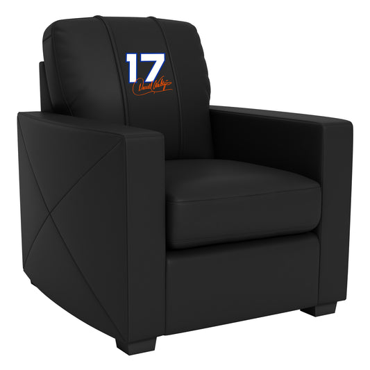 Silver Club Chair with Darrell Waltrip #17 Signature Logo