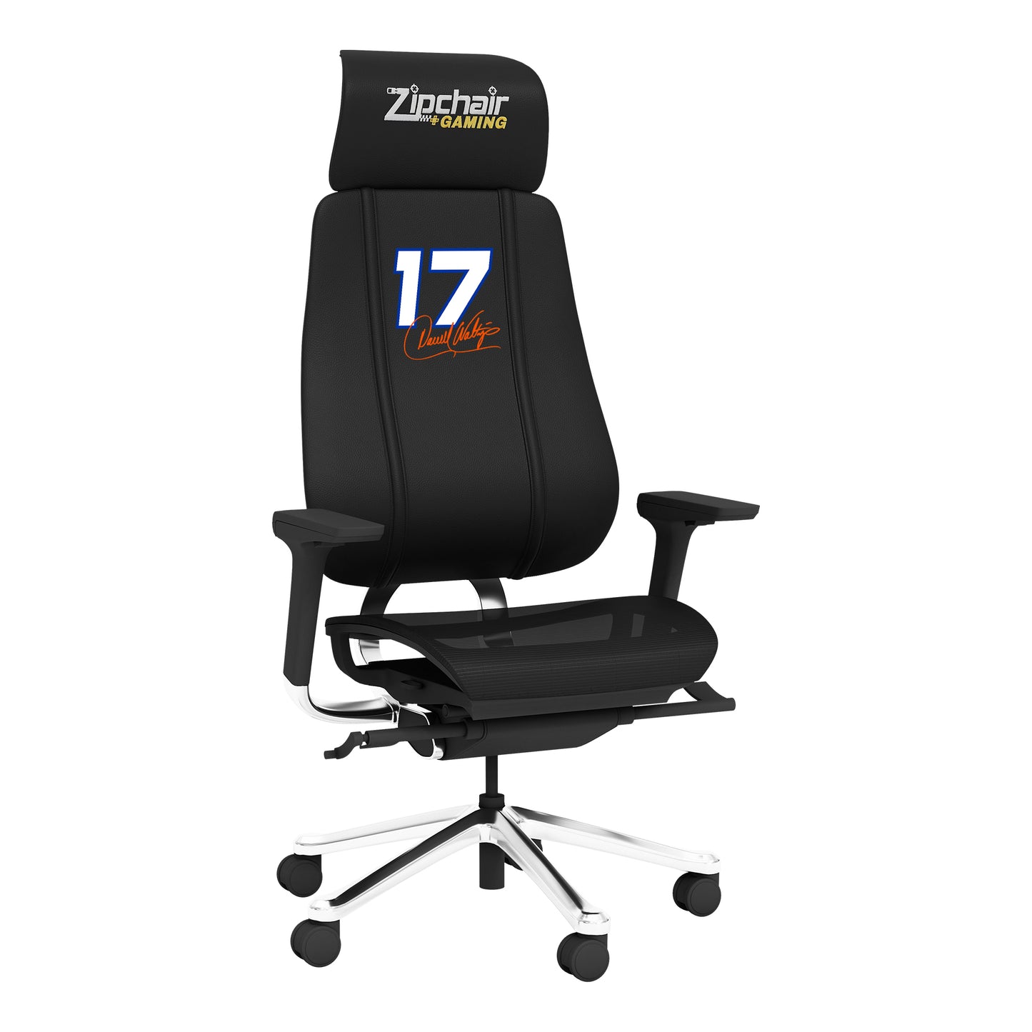 PhantomX Mesh Gaming Chair with Darrell Waltrip #17 Signature Logo