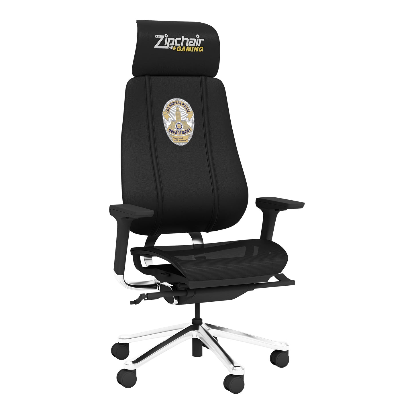 PhantomX Mesh Gaming Chair with LAPD Badge