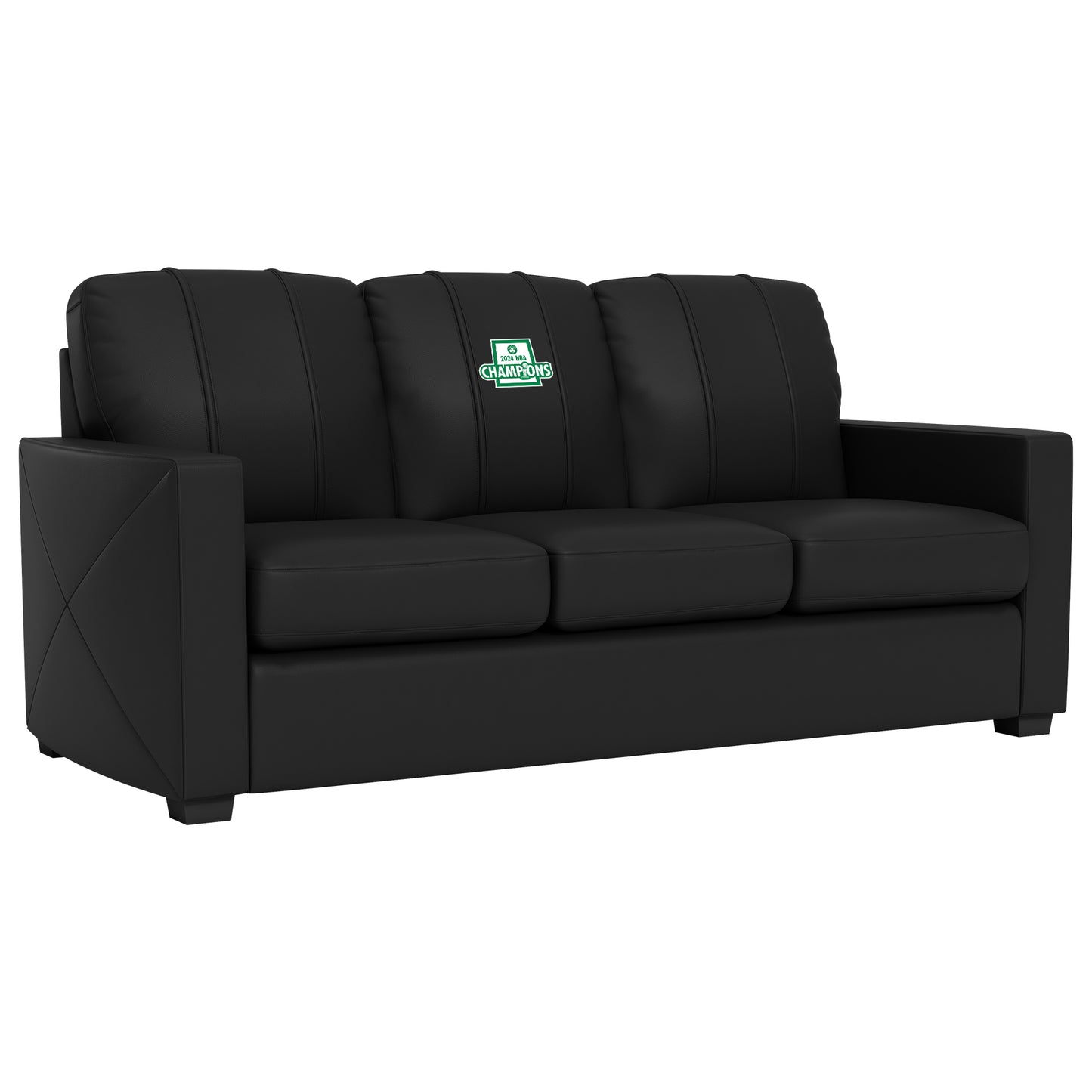 Silver Sofa with Boston Celtics 2024 NBA Champions