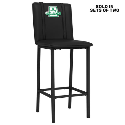 Bar Stool 500 with Boston Celtics 2024 NBA Champions Set of 2