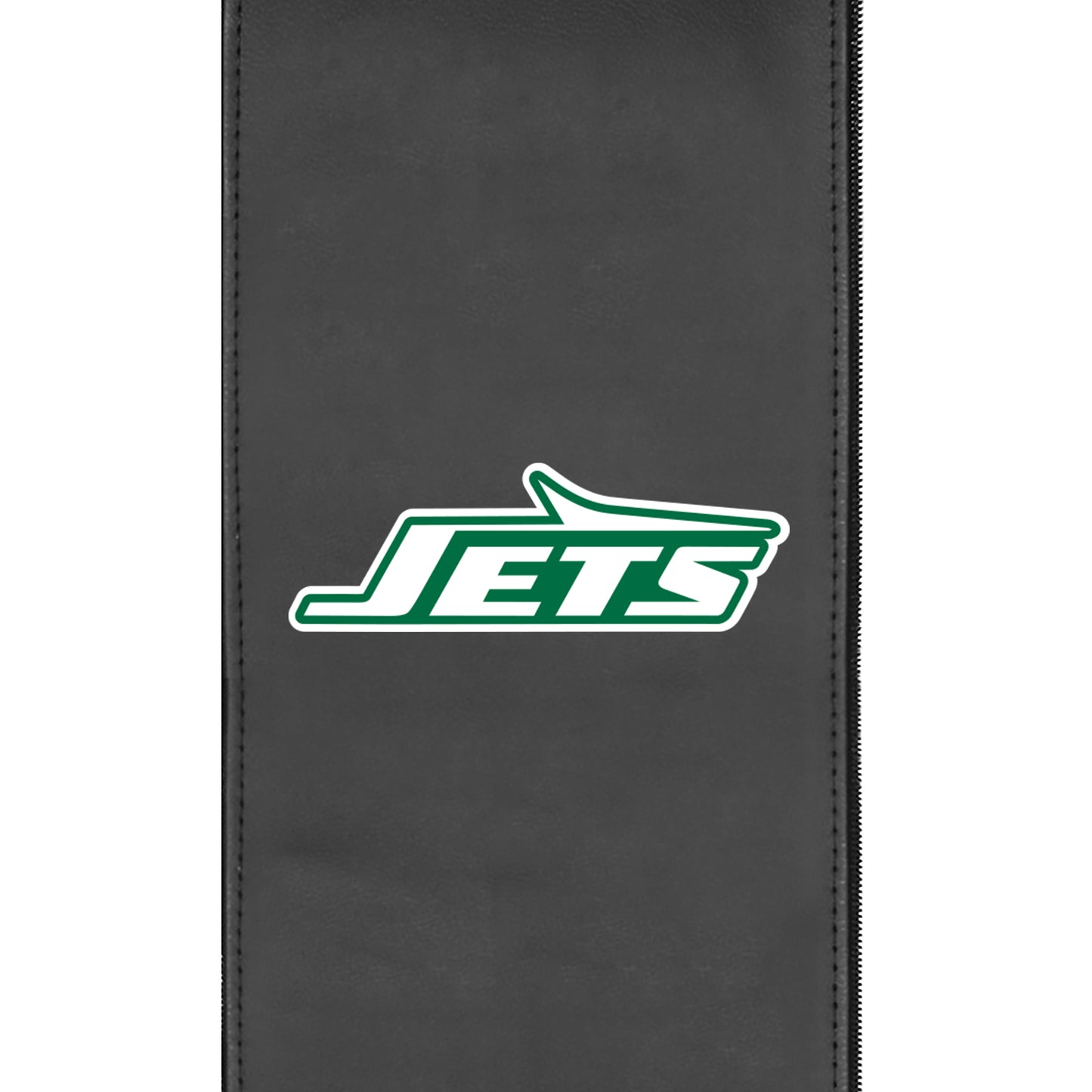 Silver Loveseat with New York Jets Classic Logo