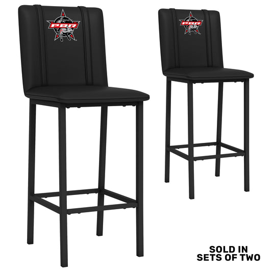 Bar Stool 500 with Professional Bull Riders Primary Logo Set of 2