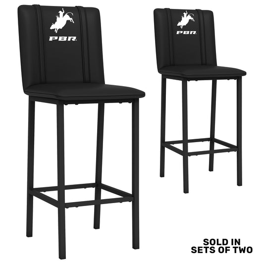 Bar Stool 500 with Professional Bull Riders Silhouette Logo Set of 2