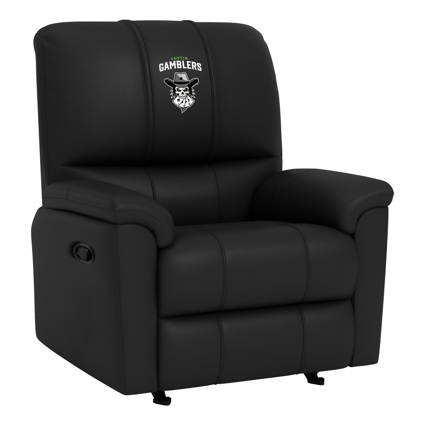 Rocker Recliner with Austin Gamblers Primary Logo