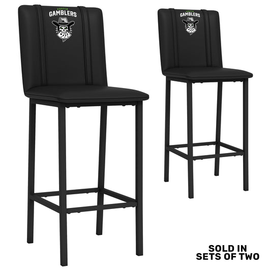 Bar Stool 500 with Austin Gamblers Primary Logo Set of 2