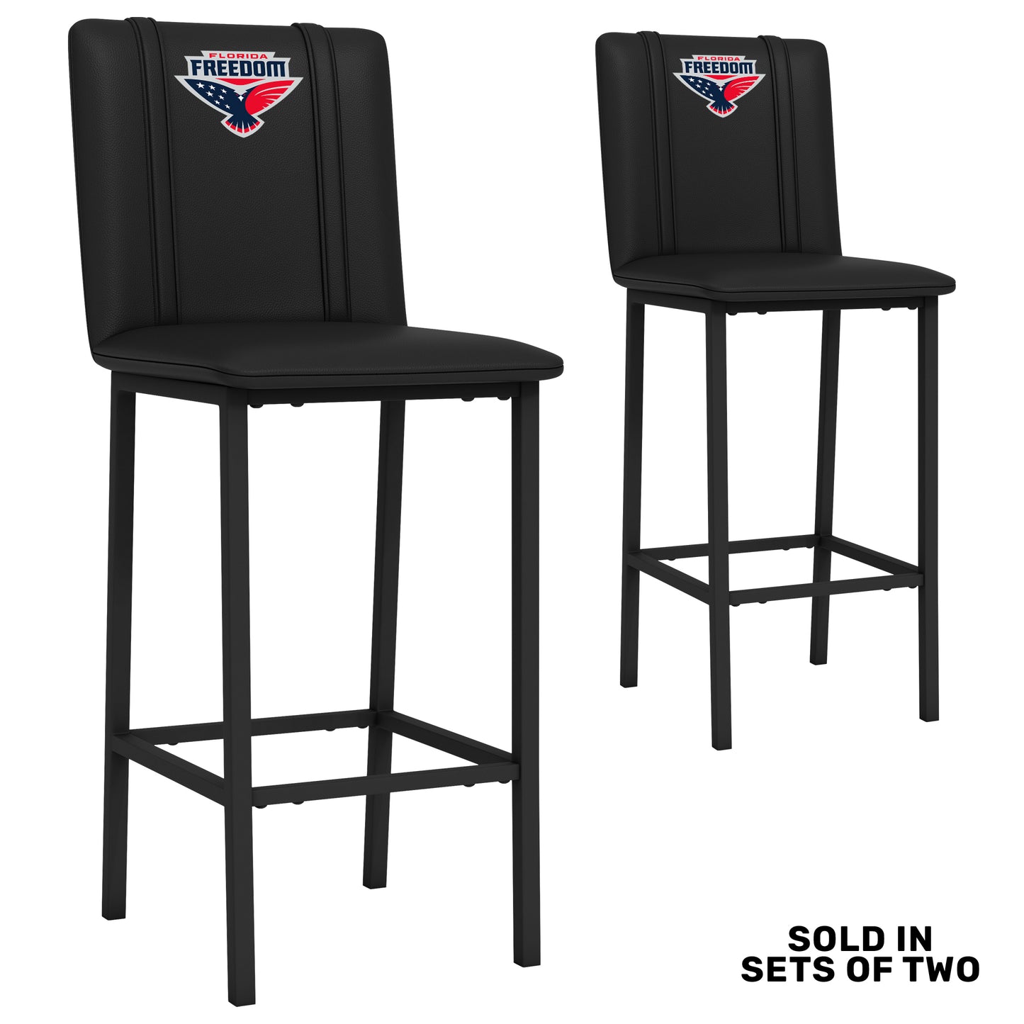 Bar Stool 500 with Florida Freedom Primary Logo Set of 2