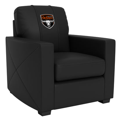 Silver Club Chair with  Kansas City Outlaws Primary Logo