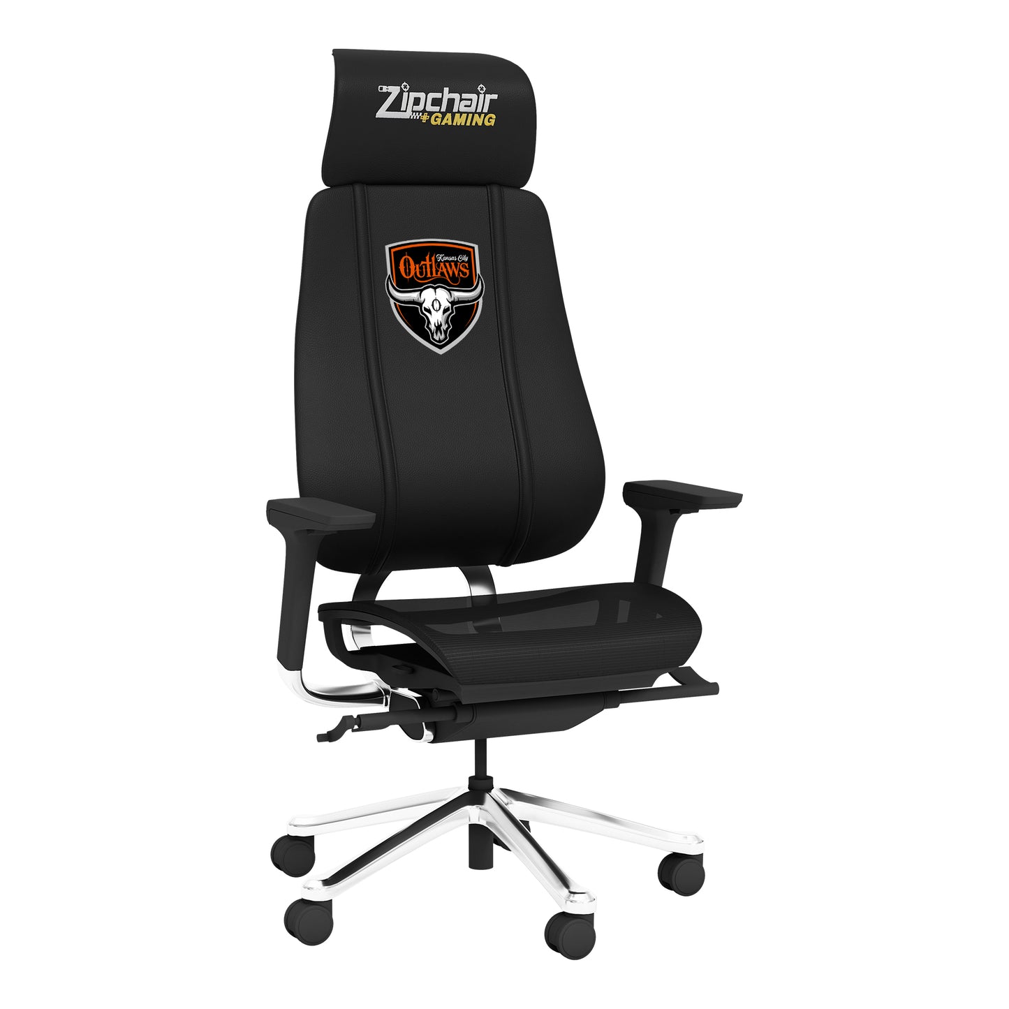 PhantomX Mesh Gaming Chair with  Kansas City Outlaws Primary Logo