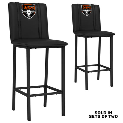 Bar Stool 500 with Kansas City Outlaws Primary Logo Set of 2