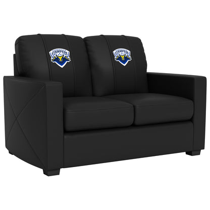 Silver Loveseat with  Nashville Stampede Primary Logo