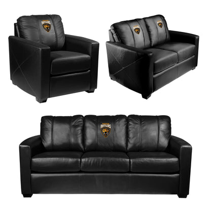 Silver Loveseat with  Texas Rattlers Primary Logo