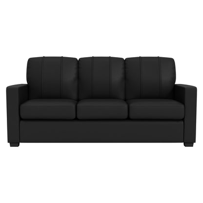 Silver Sofa with Ohio State Block O Buckeyes Logo