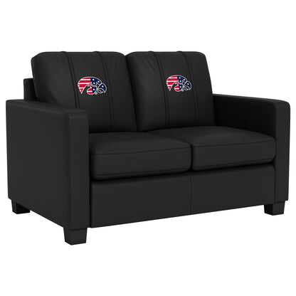 Dyno Stationary Loveseat with Iowa Hawkeyes Patriotic Primary Logo