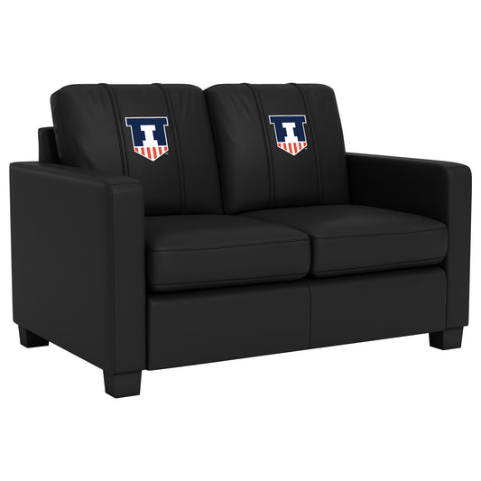 Dyno Stationary Loveseat with Illinois Fighting Illini Logo