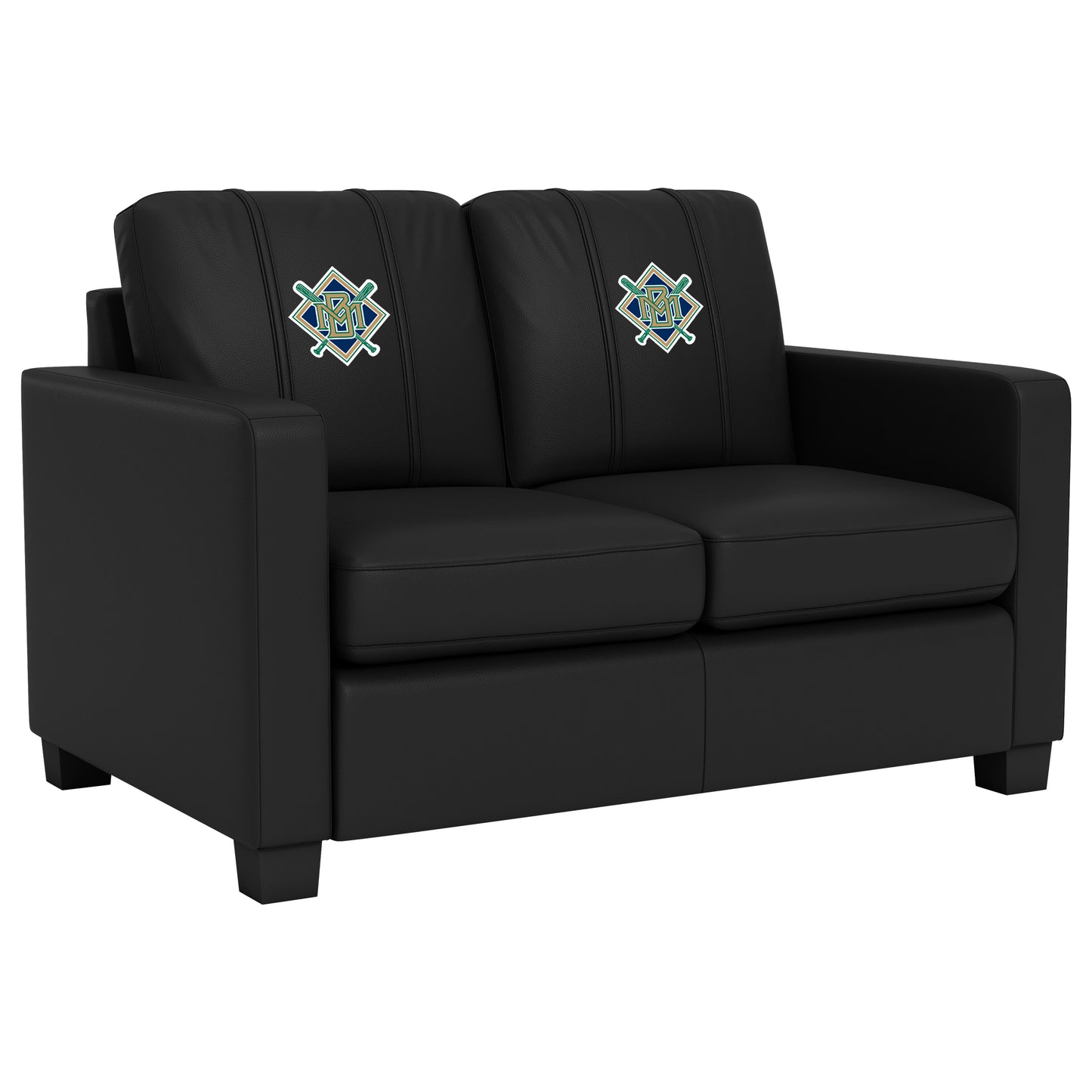 Dyno Stationary Loveseat with Milwaukee Brewers Cooperstown Secondary