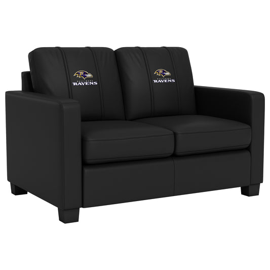 Dyno Stationary Loveseat with Baltimore Ravens Secondary Logo