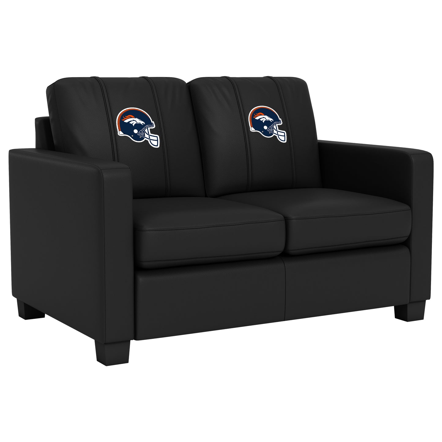 Dyno Stationary Loveseat with  Denver Broncos Helmet Logo