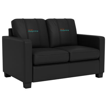 Dyno Stationary Loveseat with  Miami Dolphins Secondary Logo