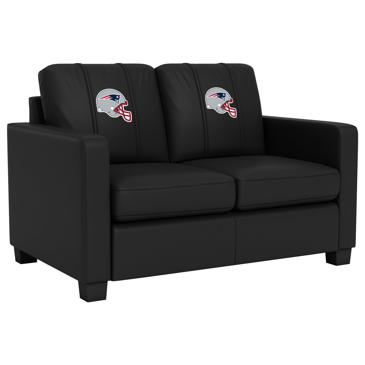 Dyno Stationary Loveseat with  New England Patriots Helmet Logo