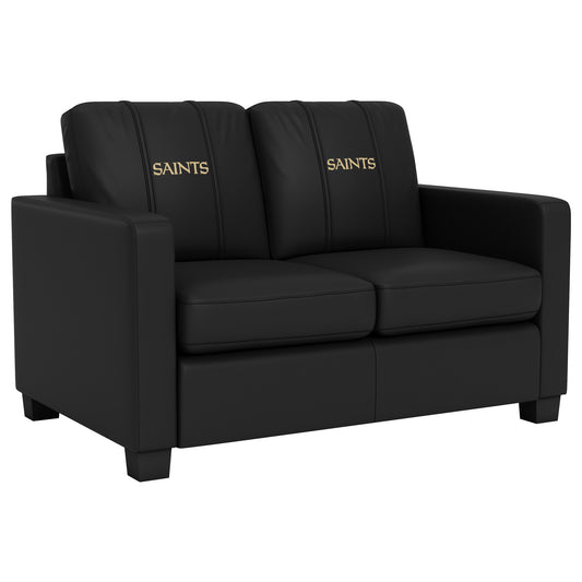 Dyno Stationary Loveseat with  New Orleans Saints Secondary Logo