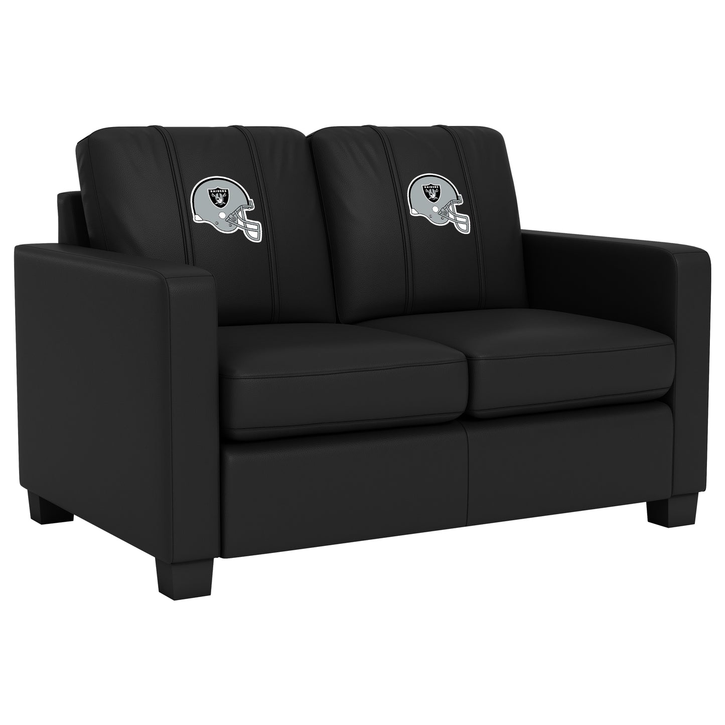 Dyno Stationary Loveseat with  Las Vegas Raiders Helmet Logo