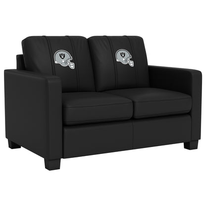 Dyno Stationary Loveseat with  Las Vegas Raiders Helmet Logo