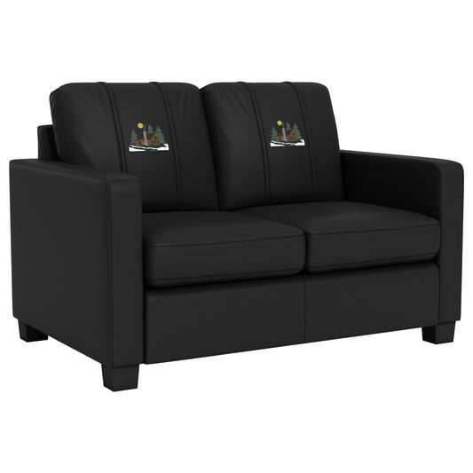 Dyno Stationary Loveseat with Cabin Scene Logo Panel