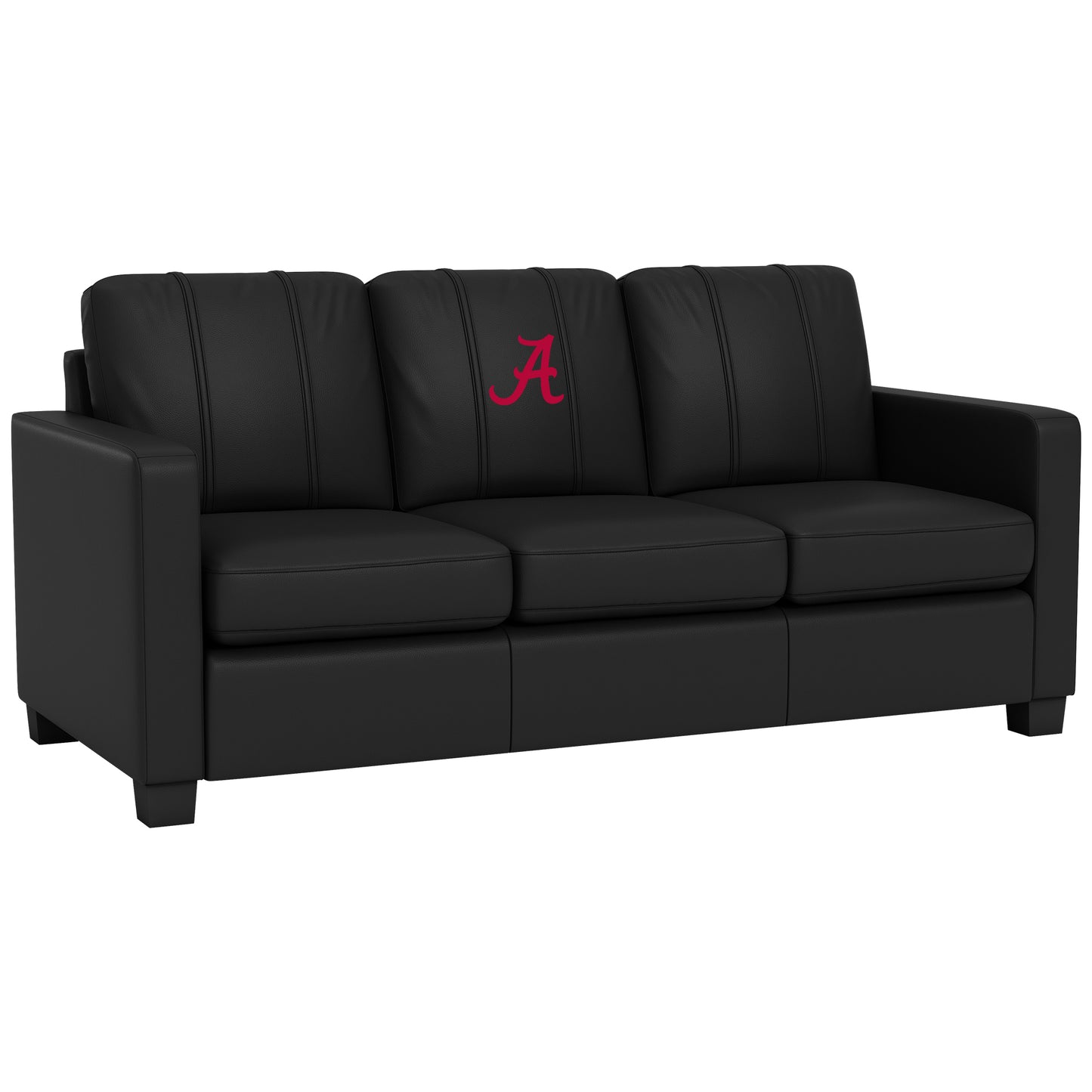 Dyno Stationary Sofa with Alabama Crimson Tide Red A Logo