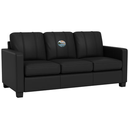 Dyno Stationary Sofa with Mountain Background Logo Panel