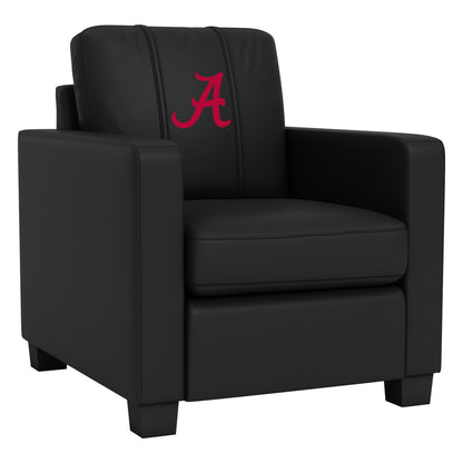 Dyno Stationary Club Chair with Alabama Crimson Tide Red A Logo