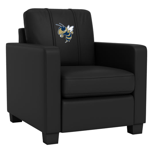 Dyno Stationary Club Chair with Georgia Tech Yellow Jackets Alternate Buzz Logo