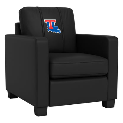 Dyno Stationary Club Chair with Louisiana Tech Bulldogs Logo