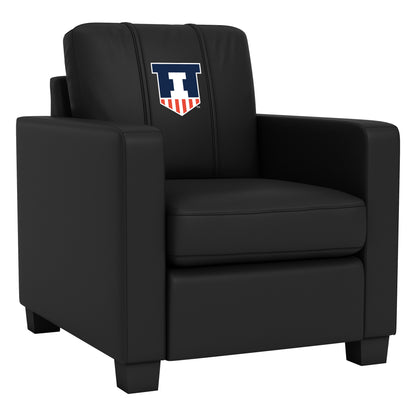 Dyno Stationary Club Chair with Illinois Fighting Illini Logo