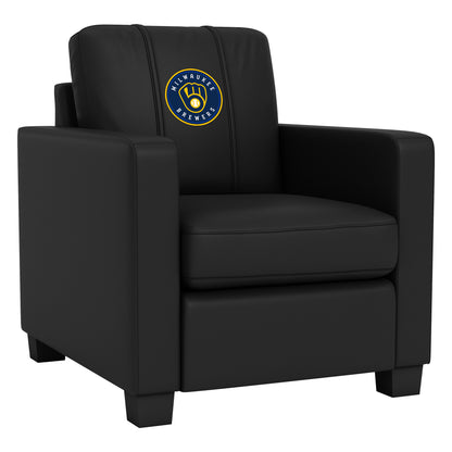 Dyno Stationary Club Chair with Milwaukee Brewers Primary Logo