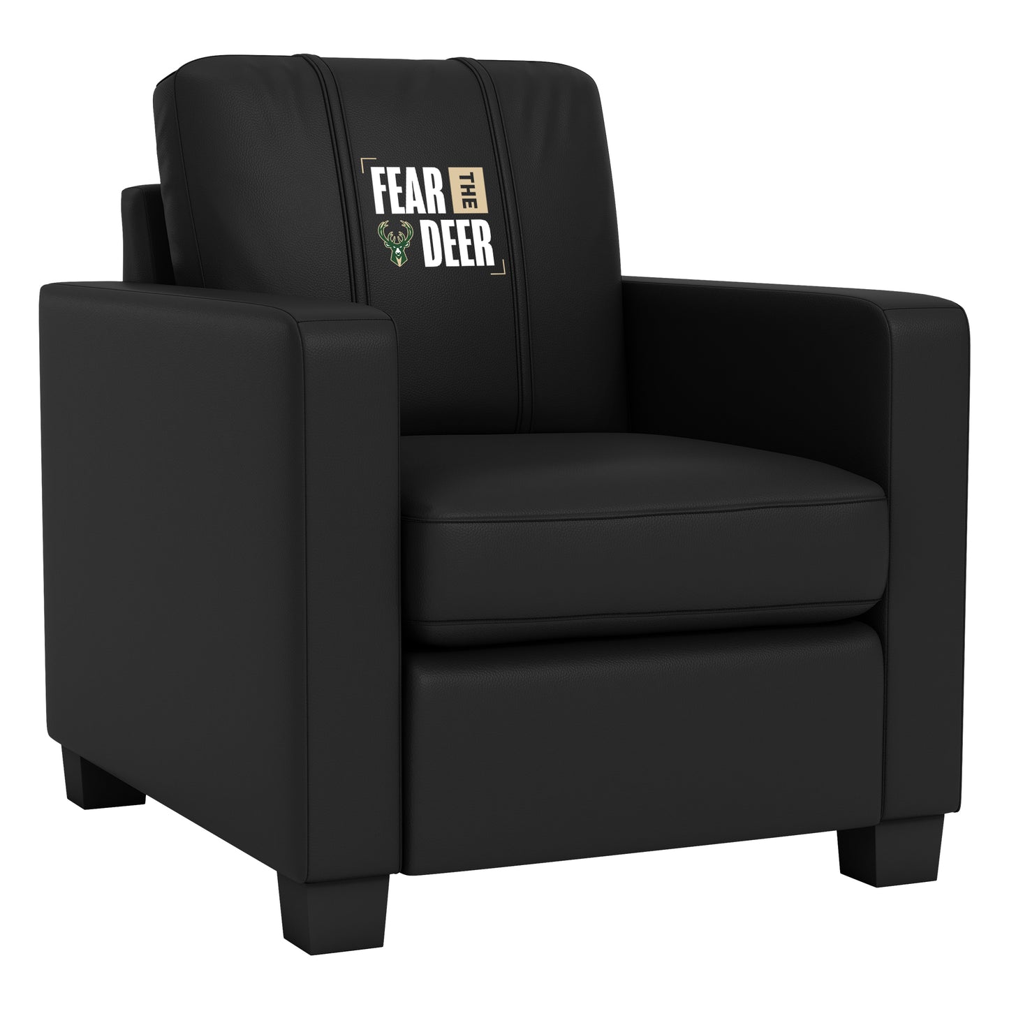 Dyno Stationary Club Chair with Milwaukee Bucks 2024 Playoffs Logo