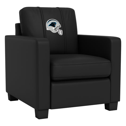 Dyno Stationary Club Chair with  Carolina Panthers Helmet Logo