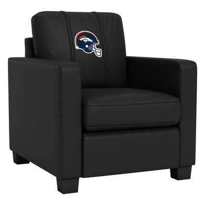 Dyno Stationary Club Chair with  Denver Broncos Helmet Logo