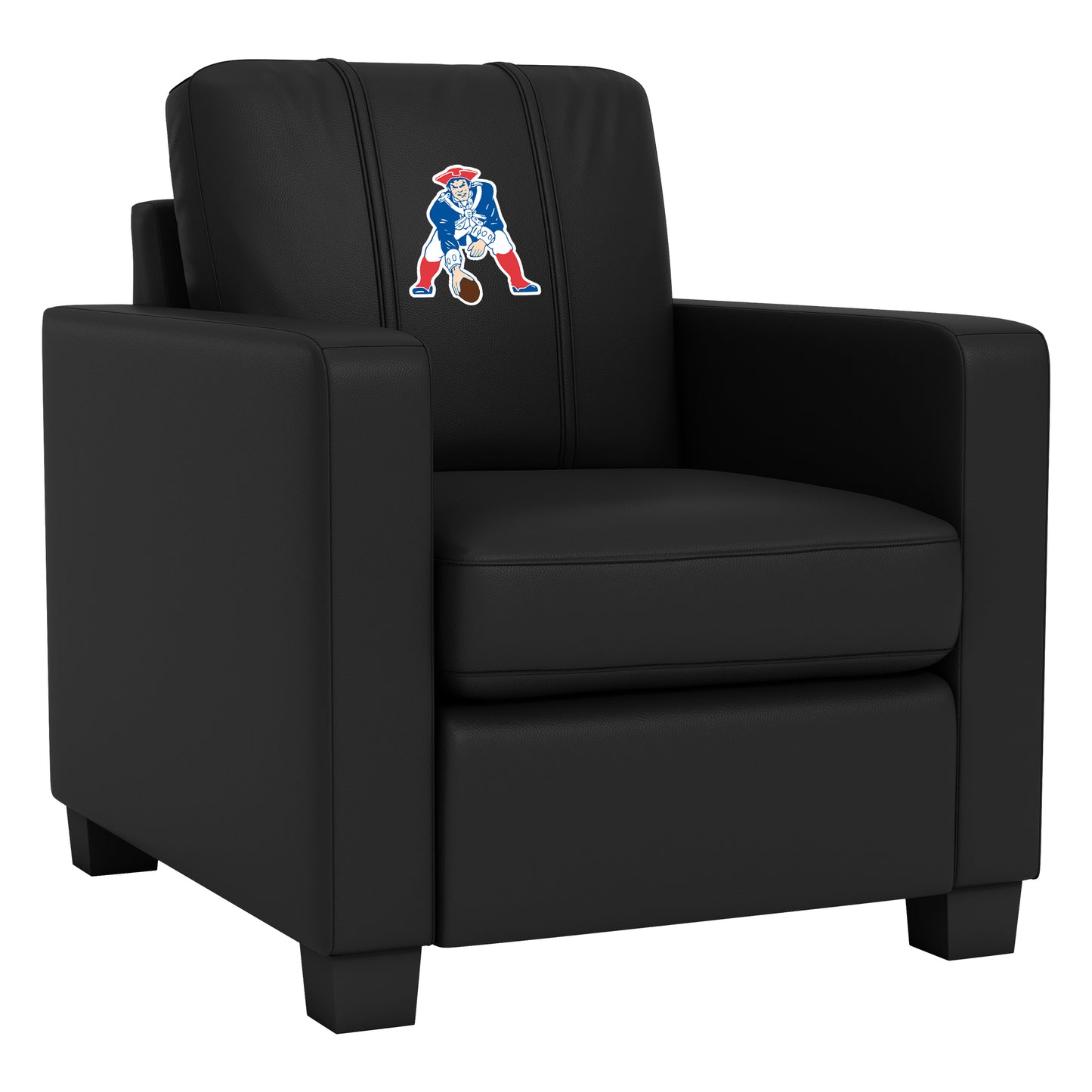 Dyno Stationary Club Chair with New England Patriots Classic Logo