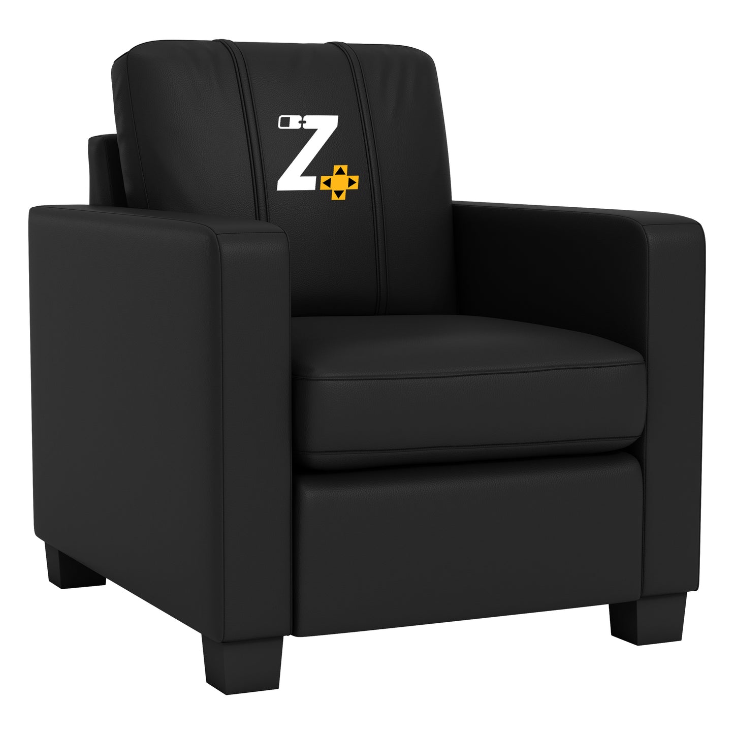 Dyno Stationary Club Chair with Zipchair Gaming Logo