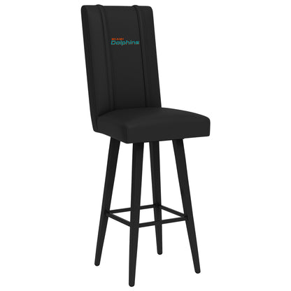 Swivel Bar Stool 2000 with  Miami Dolphins Secondary Logo