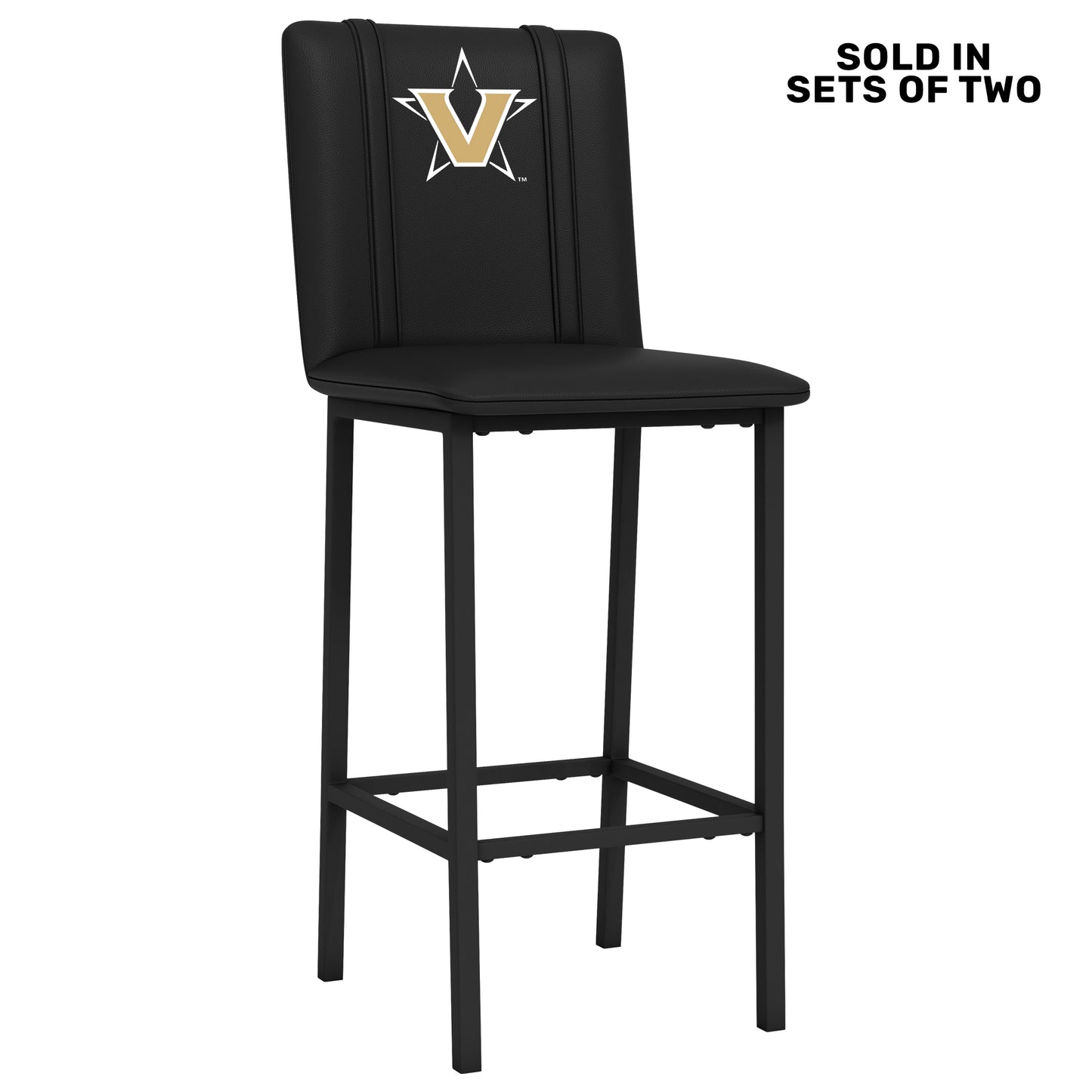 Bar Stool 500 with Vanderbilt Commodores Secondary Set of 2