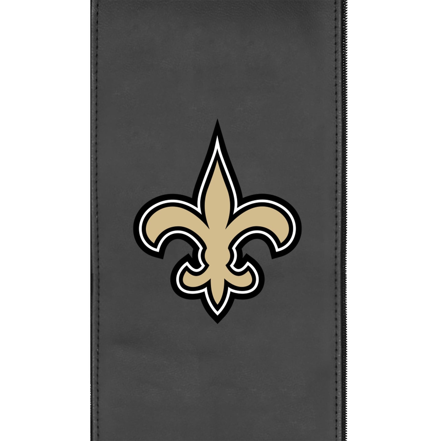 Silver Club Chair with  New Orleans Saints Primary Logo