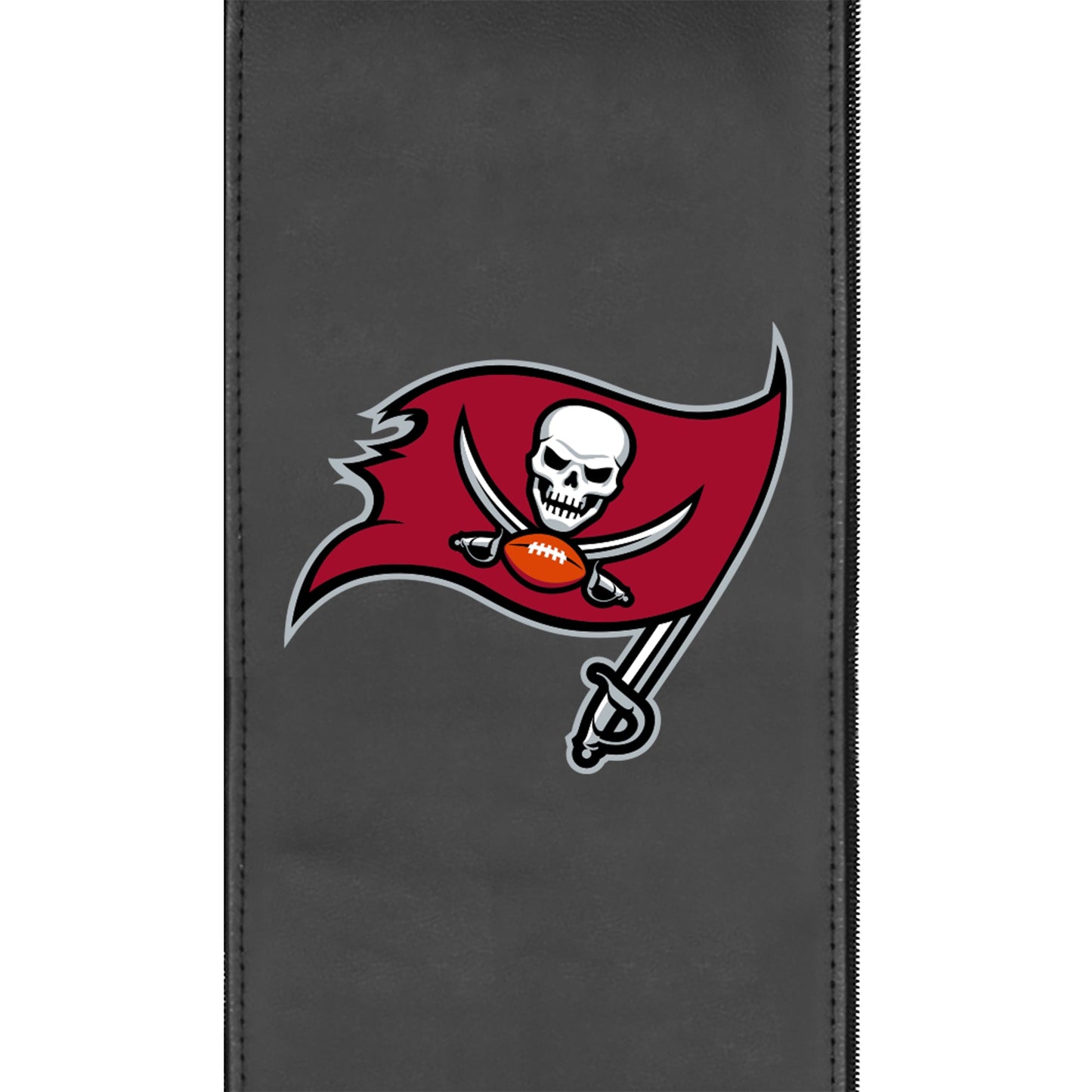 Silver Club Chair with  Tampa Bay Buccaneers Primary Logo