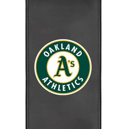 Silver Club Chair with Oakland Athletics Logo