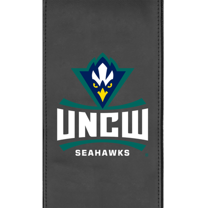 Silver Loveseat with UNC Wilmington Primary Logo